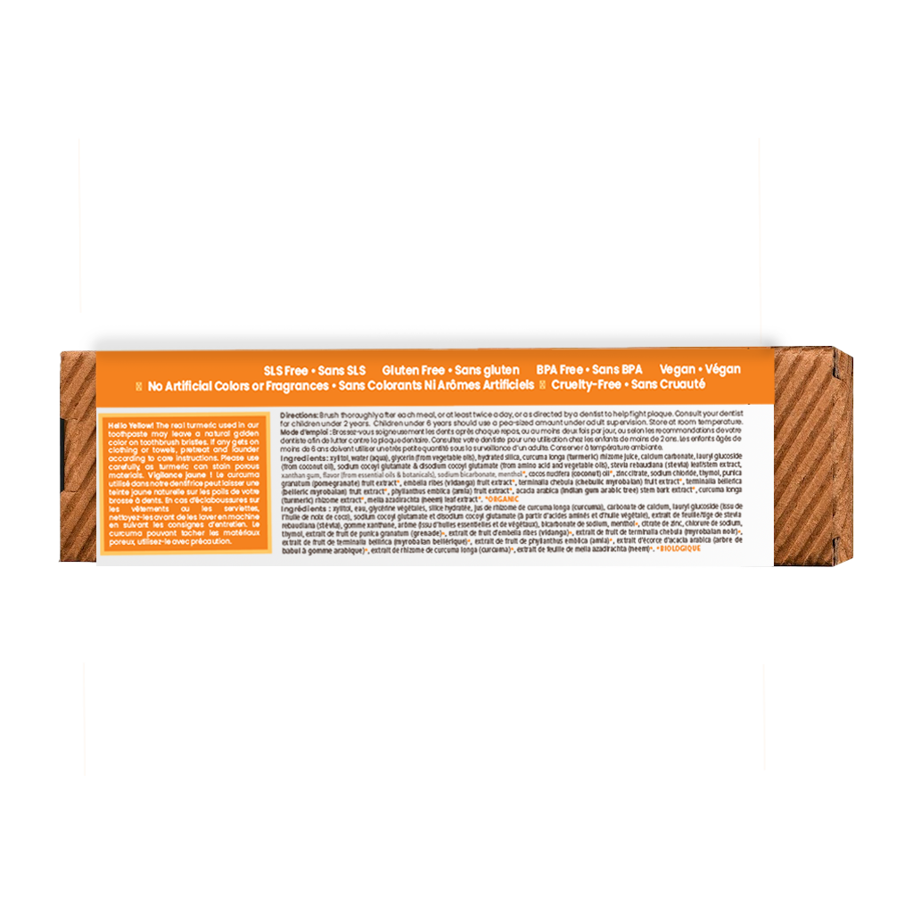 Toothpaste - Whitening Antiplaque Turmeric & Coconut Oil